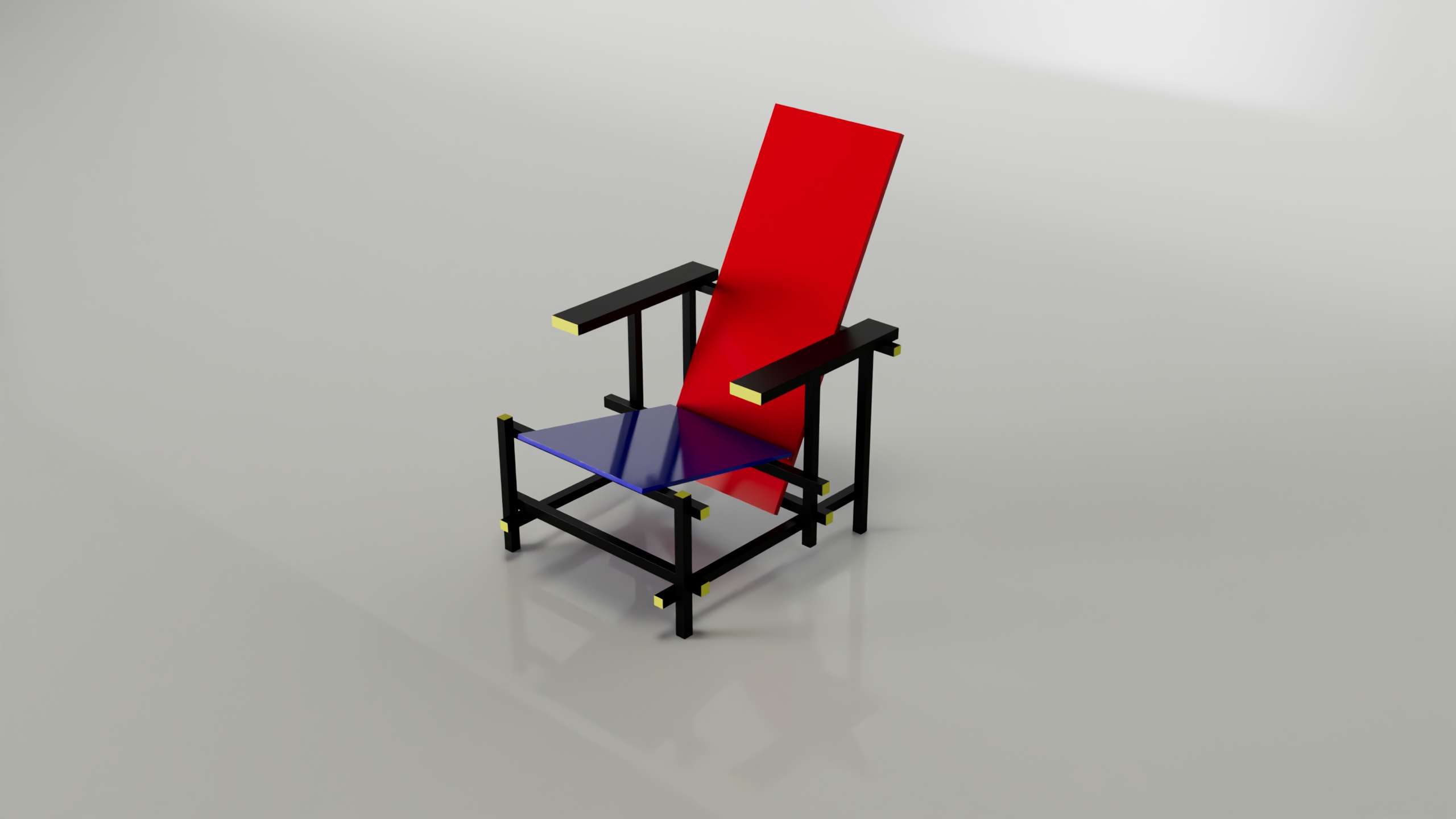 Red Blue Chair